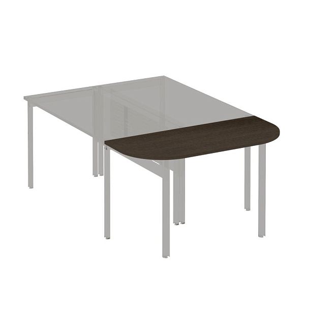 Брифинг-приставка без опор Формула МП2 ФР 432 венге темный - Вид 1