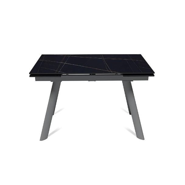 Стол раскладной Stone (120+30+30), керамика матовая Black Gold - Вид 2