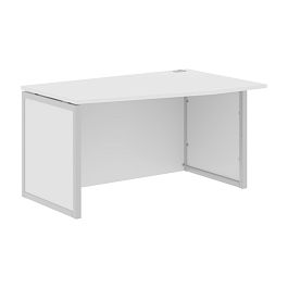 Стол эргономичный XQPCT 149H(R) Белый/Алюминий 1400х900х750 XTEN-QP - Фото предпросмотра