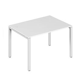 Стол письменный на металлоопорах Trend Metal 120x72x75 белый - Фото предпросмотра