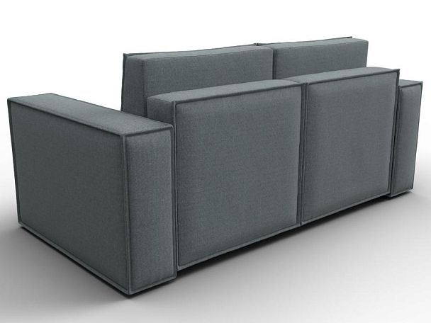 Диван прямой Куба мини Рогожка серый - Вид 5