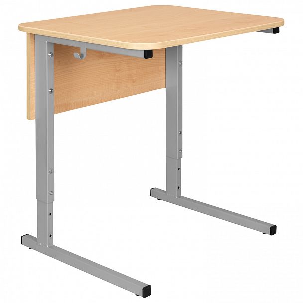 Стол-парта СУТ.54, 1-местный, регулируемый, серый каркас, ЛДСП клён, гр.2-4 - Вид 5