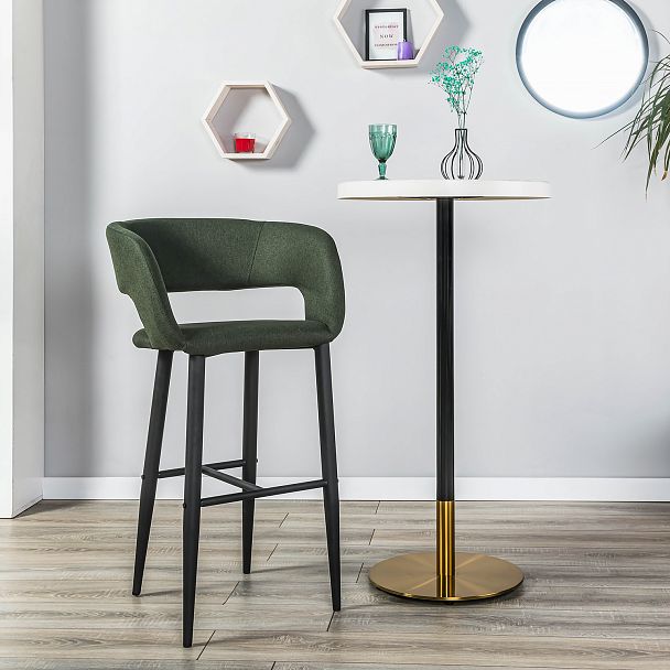 Кресло Бар.Hugs тёмно-зеленый/черный - Вид 7