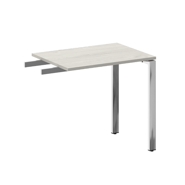 Metal System Direct Брифинг-приставка БП.ПР-2 Дуб наварра/Нерж. сталь 800*600*750 - Вид 1