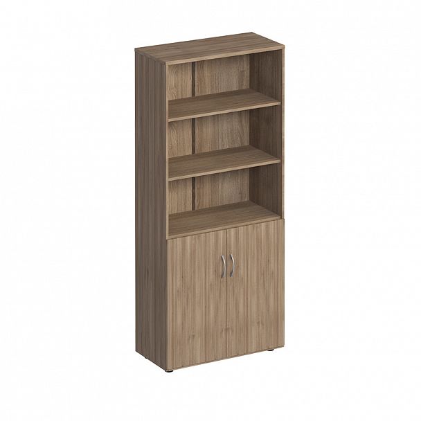 Шкаф для документов полузакрытый "Комфорт" К 371 дуб шамони темный - Вид 1