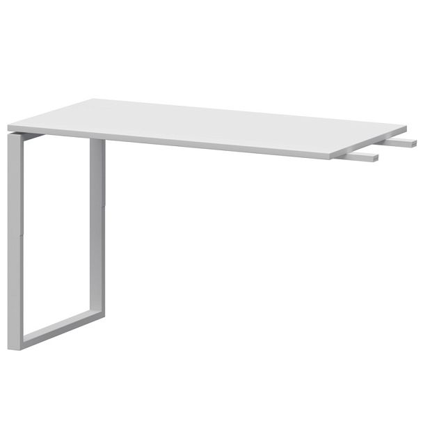 Бриф-приставка на металлокаркасе АМ.О-120.60 Белый/Белый 1200x600x760 Арго-М - Вид 1