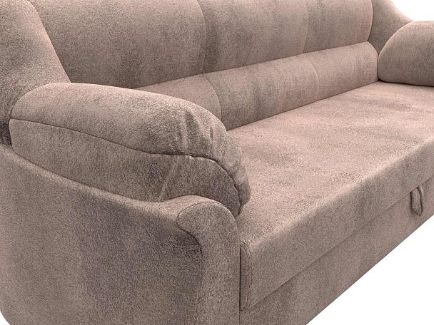 Диван прямой Карнелла Велюр бежевый - Вид 4