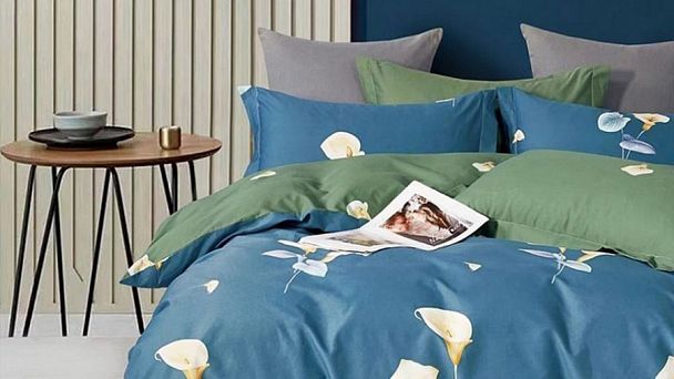 Постельное белье двуспальное Calla 322 - Вид 1