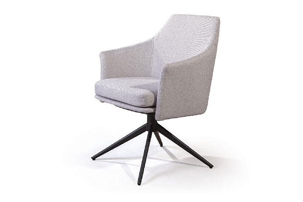 Стул с кручением Ben, светло-серый - Вид 5