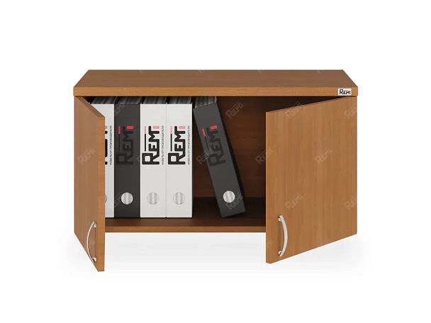 UNITY РАЗ-02 ВИШНЯ Антресоль закрытая низкая 730х380х412 - Вид 1