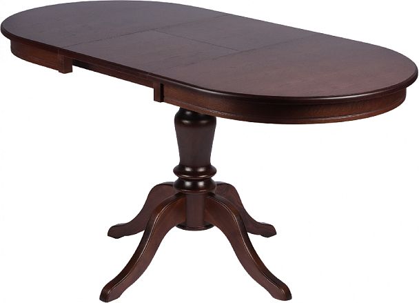 Стол деревянный раздвижной Анфея 110(150)х75х76 Темный орех - Вид 6