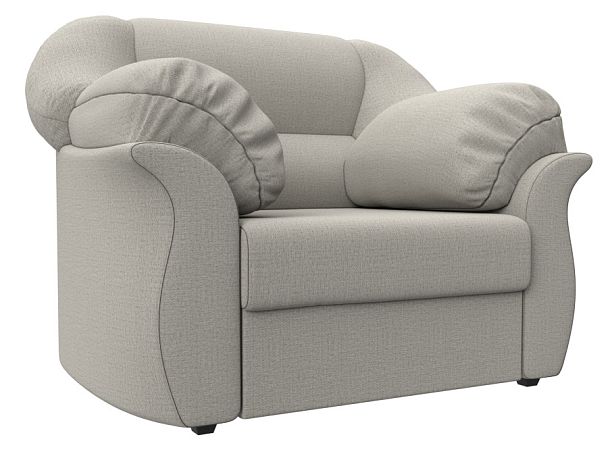 Кресло Карнелла Рогожка бежевый - Вид 1