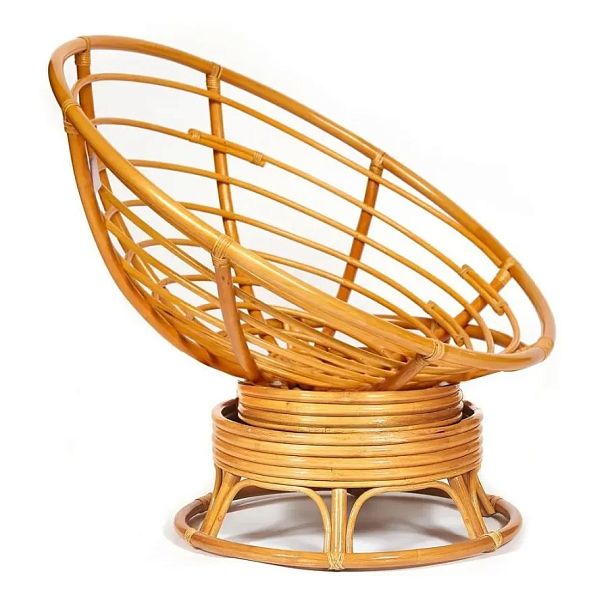 Кресло-качалка Папасан/Papasan (W 23/01 B) /с подушкой/Honey (мед) - Вид 2