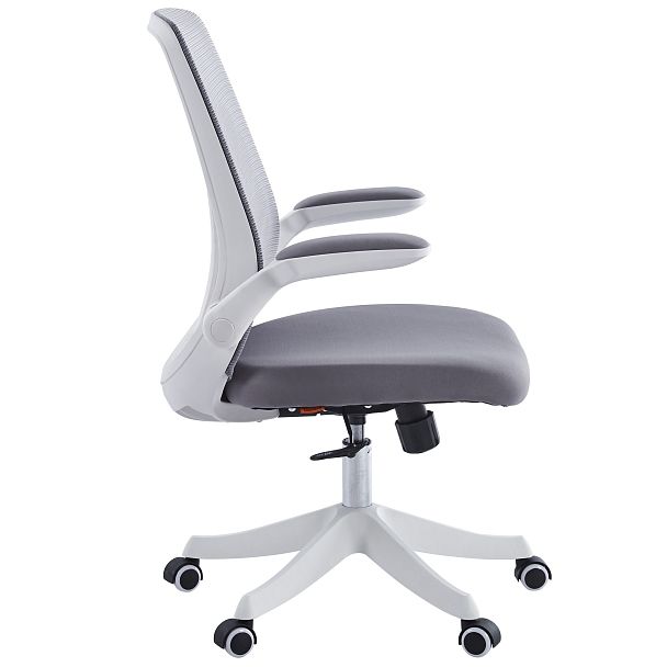 Кресло CHAIRMAN CH565, ткань/сетка, серый - Вид 4