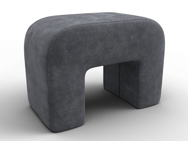 Пуф 008 Велюр серый - Вид 5