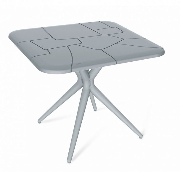 Стол Sheffilton SHT-TU30/TT30 83/83 серый/серый - Вид 1