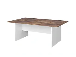 TANDEM RTD006-200-SH Конференц-стол прямоугольный ун-й 2000х1200х750 Таксония шоколадная/Белый - Фото предпросмотра