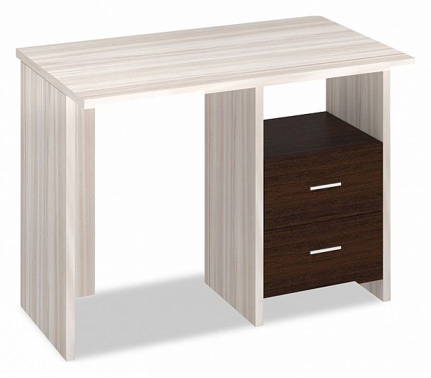 Стол письменный Домино Лайт СКЛ-Прям100 Венге/Карамель - Вид 1