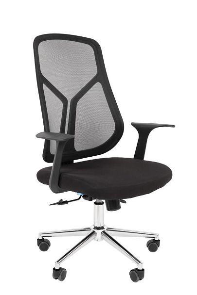 Офисное кресло Chairman CH588 черный пластик, черный - Вид 1