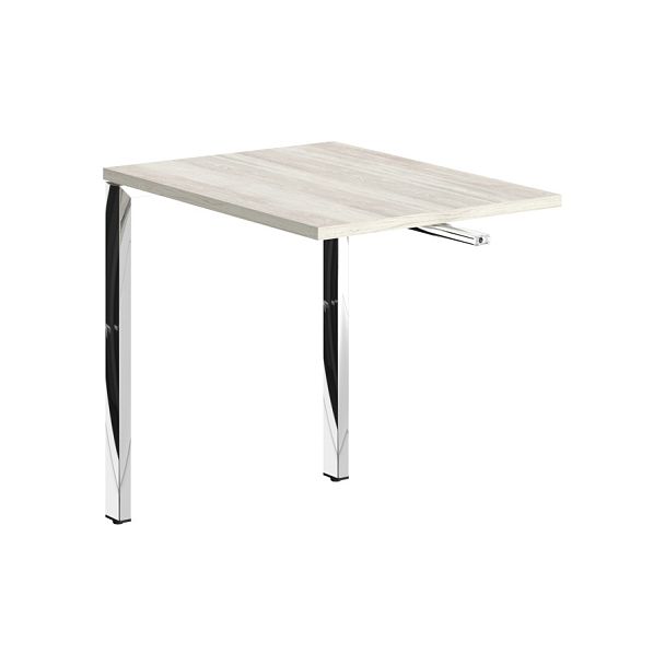 Брифинг приставка XGB 860.1 Сосна Эдмонт/Нержавейка полированная 800х600х750 XTEN GLOSS - Вид 1