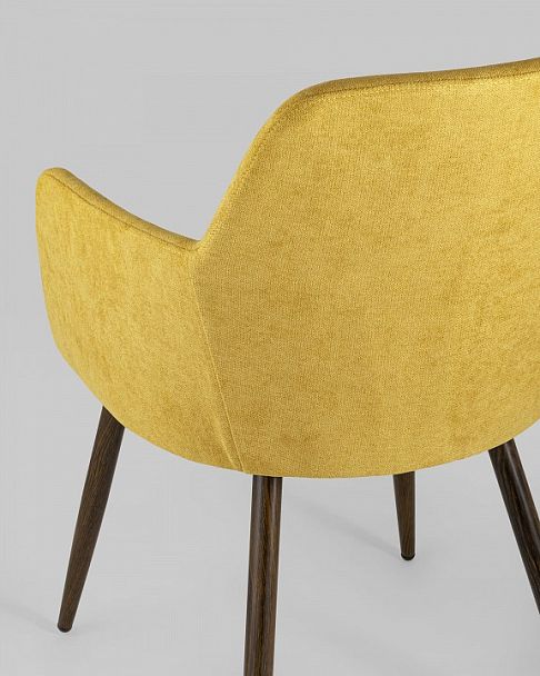 Кресло Кинг желтое - Вид 6