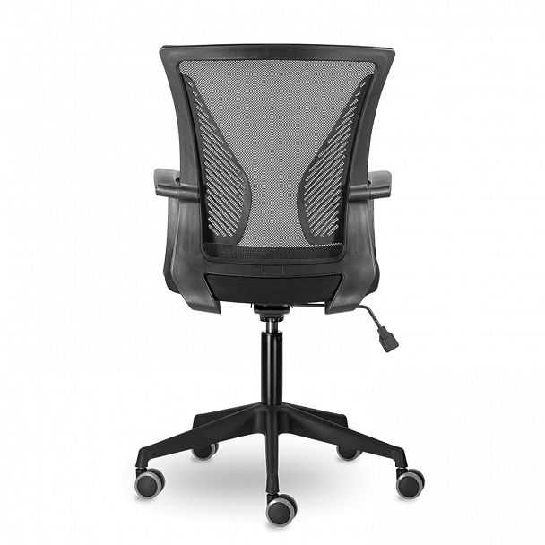 Кресло BRABIX "Wings MG-309", пластик черный, сетка, черное, 532015 - Вид 5