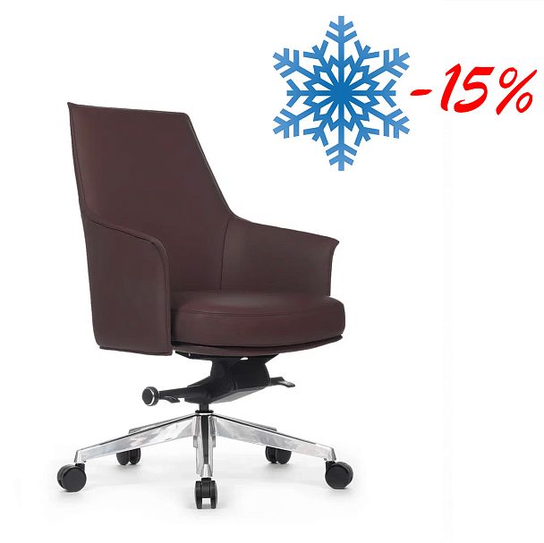 Кресло Rosso-M В1918 Коричневый (3A ND9719) натуральная кожа 68*68*88-94 - Вид 2