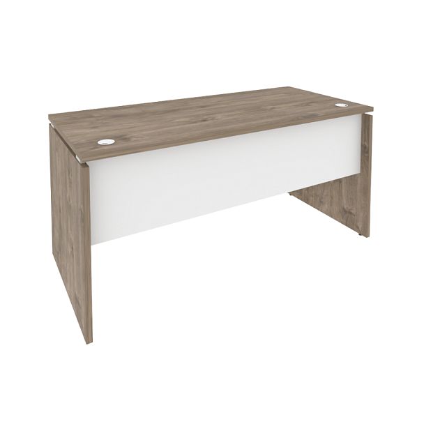 Onix Стол письменный O.SP-4.7 Тиквуд темный/Белый бриллиант 1580*720*750 - Вид 1