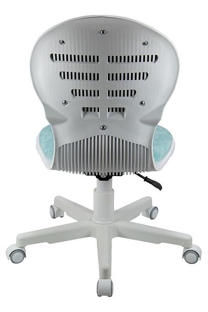 Кресло 1139 FW PL White велюр Bliss 10 голубой - Вид 5