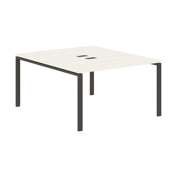 Стол 2-х местный EUWST 1316 Ясень Траун/Мокко 1360х1606х750 EDIS - Вид 1