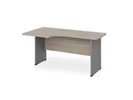 БЕРЛИН / BERLIN Угловое рабочее место левое 1600х950х740 Шорвуд/Серый - Фото предпросмотра