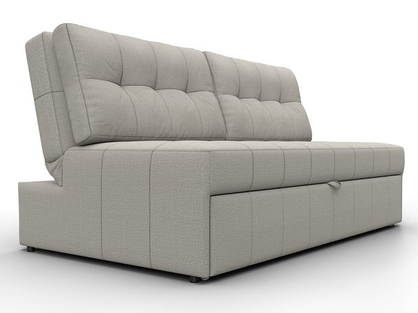 Диван прямой Лига-107 (160) Рогожка бежевый - Вид 3