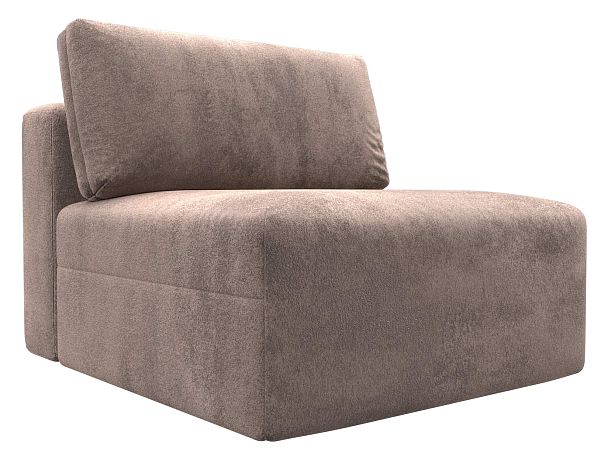 Модуль диван Лига-060 НПБ Велюр бежевый - Вид 2