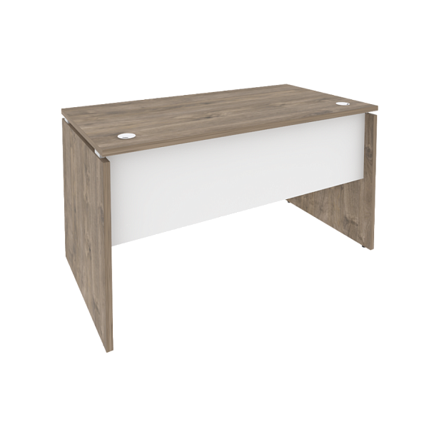 Onix Стол письменный O.SP-3.7 Тиквуд темный/Белый бриллиант 1380*720*750 - Вид 1