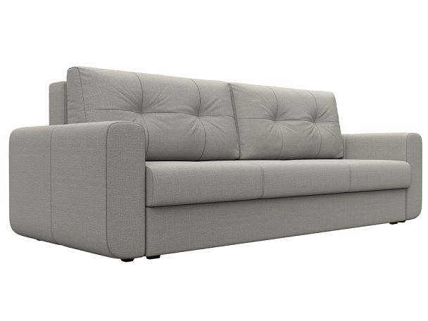 Диван прямой Лига-031 Рогожка бежевый - Вид 1