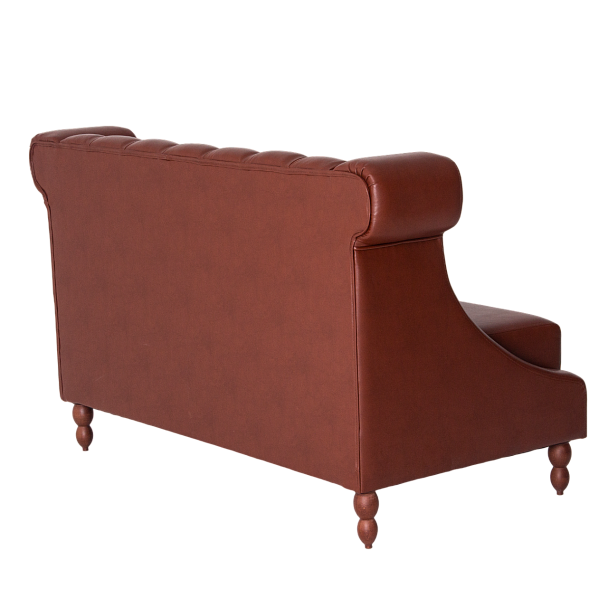 Диван Мельбурн, экокожа, коричневый - Вид 5