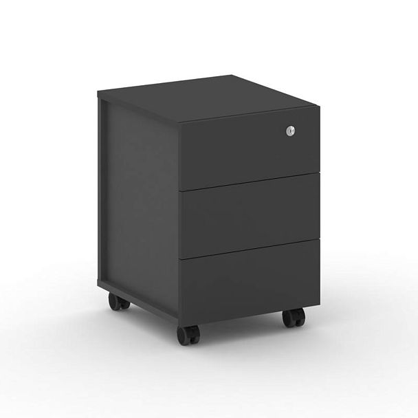 Cross Тумба мобильная CRF.TM-1 Черный F/Базальт UM 420*460*587 - Вид 1