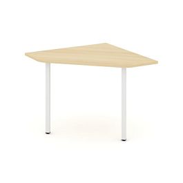 Стайл Проджект Угловой элемент перег. стола SN-4.UPRG-001 Акация Лорка/Металл Белый 980*980*750 - Фото предпросмотра