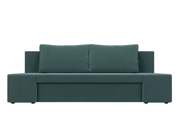 Диван прямой Сан Марко (полностью велюр бирюзовый) - Вид 2