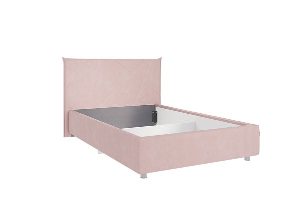 Каркас кровати Квест 120х200 см KM1.2-17.2172 нежно-розовый (велюр) - Вид 3