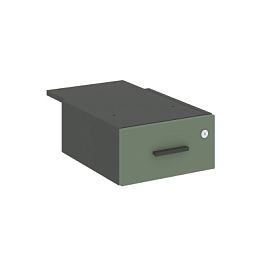 Concept Тумба с 1 ящ. CN.PT-003 W Кобо/Антрацит 347*573*169 - Фото предпросмотра