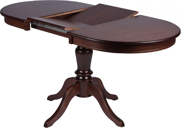 Стол деревянный раздвижной Анфея 110(150)х75х76 Темный орех - Вид 4
