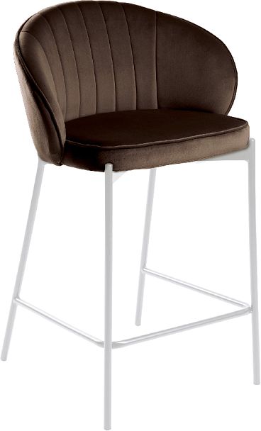 Комплект полубарных стульев Миэль коричневый/белый, 3 шт. - Вид 3