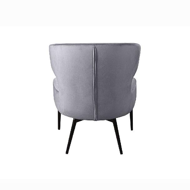 Кресло Richard ромб, бархат серый 27 - Вид 5