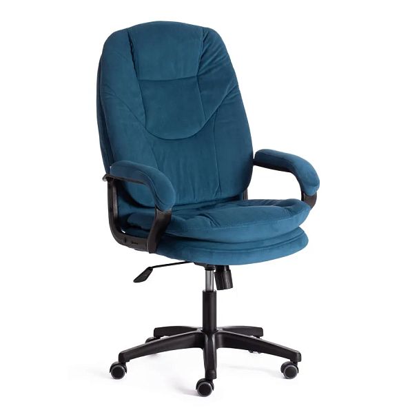 Кресло Комфорт Лт/Comfort Lt (22), флок, синий - Вид 1