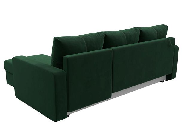 Диван угловой Ливерпуль Лайт правый угол Велюр зеленый - Вид 6