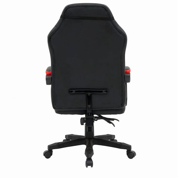 Кресло компьютерное CROMEX "Start GM-105", две подушки, экокожа, черное/красное, 532957 - Вид 8