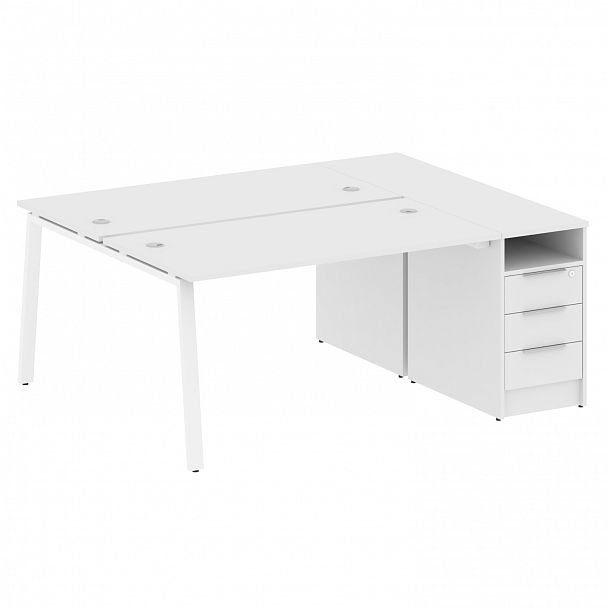 Рабочая станция "Metal System" БА.РС-СТП-2.3 белый - Вид 1