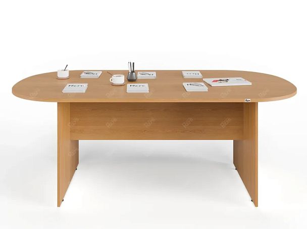 ЛАЙТ / LIGHT RLG010-20x10 Конференц-стол 200x100x75 Бук - Вид 2