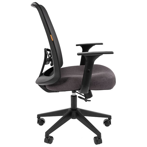 Офисное кресло CHAIRMAN 535 LT, ткань/сетка, черный/серый - Вид 9